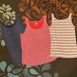 Summer Orange/Blue 3 Tanktop Set